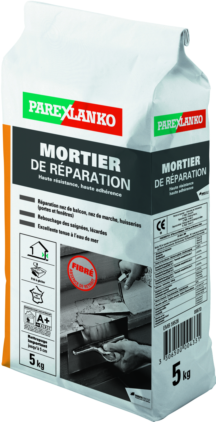 Mortier de réparation 5kg - PAREXLANKO